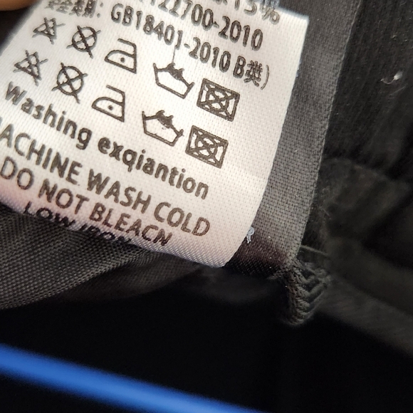 Men's winter Denim Black Fleece-Lined Jogger Pants - Picture 5 of 5